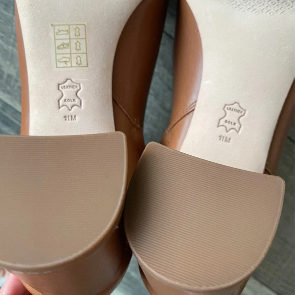 NWT Tory Burch Brooke Tan Camel Ankle Booties Leather Classic Fall Size 11